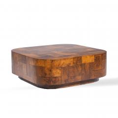 Paul Evans Paul Evans for Directional Mid Century Patchwork Burlwood Coffee Table - 4456825