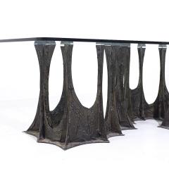 Paul Evans Paul Evans for Directional PE 102 Mid Century Stalagmite Bronze Dining Table - 4118807