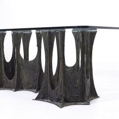 Paul Evans Paul Evans for Directional PE 102 Mid Century Stalagmite Bronze Dining Table - 4118808