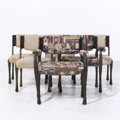 Paul Evans Paul Evans for Directional PE 105 106 MCM Bronze Stalagmite Chairs Set of 6 - 4118740