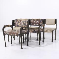 Paul Evans Paul Evans for Directional PE 105 106 MCM Bronze Stalagmite Chairs Set of 6 - 4118741