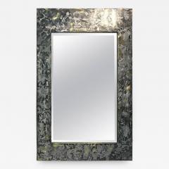 Paul Evans Phenomenal Mixed Metal Brutalist Wall Mirror in the Manner of Paul Evans - 417856