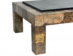 Paul Evans Phillip Lloyd Powell Paul Evans Patchwork Coffee Table w Slate Top 1970 - 4064663