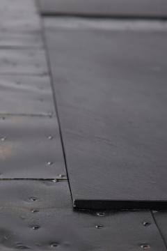 Paul Evans Phillip Lloyd Powell Paul Evans Sculpted Bronze Patchwork Steel Slate Cabinet 1968 - 4747678