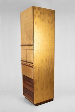 Paul Evans Phillip Lloyd Powell Paul Evans and Phillip Lloyd Powell Gold Leaf and Walnut Studio Cabinet 1963 - 2686604