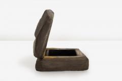 Paul Evans Phillip Lloyd Powell Rare Paul Evans Sculpted Bronze Resin Hinged Box - 3946755