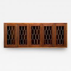 Paul Evans Rare and Early Walnut Wall Hanging Cabinet by Paul Evans and Phillip Powell - 63042