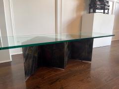 Paul Evans Sculpted Steel Zigzag Coffee Table Base by Paul Evans for Directional - 2985640