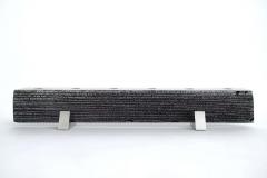Paul Evans Solid Aluminum Brutalist Candelabras - 2832254