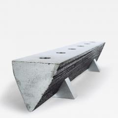 Paul Evans Solid Aluminum Brutalist Candelabras - 2838794