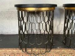 Paul Evans Spectacular Pair Paul Evans Loop Side Table Mid century Modern - 4561156