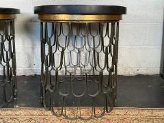 Paul Evans Spectacular Pair Paul Evans Loop Side Table Mid century Modern - 4561205