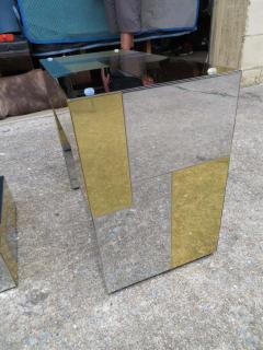 Paul Evans Stunning Paul Evans Cityscape Brass Chrome Patchwork Coffee Table Directional - 1507428