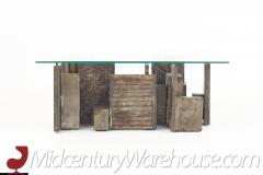 Paul Evans Style Mid Century Steel Coffee Table - 2570015
