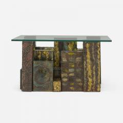 Paul Evans Welded Polychrome Steel Skyline Coffee Table by Paul Evans - 4603687