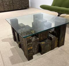 Paul Evans Welded Polychrome Steel Skyline Coffee Table by Paul Evans - 4603702