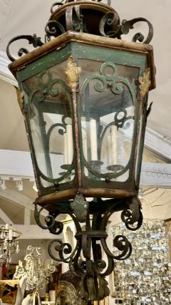 Paul Ferrante Huge Paul Ferrante Wrought Iron Lantern Chandelier - 3935833