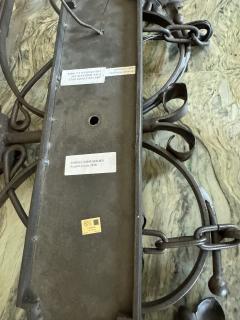 Paul Ferrante Monumental Hand Forged Iron Kitchen or Billiard Chandelier by Paul Ferrante - 4601934