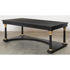 Paul Ferrante Neoclassical Style Gitwood Ebonized Walnut Desk Modern - 3059175