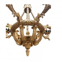 Paul Ferrante Paul Ferrante 18c Style Medici Italian Giltwood Chandelier - 4663953