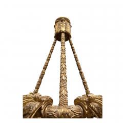 Paul Ferrante Paul Ferrante 18c Style Medici Italian Giltwood Chandelier - 4663955
