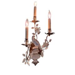 Paul Ferrante Paul Ferrante Rock Crystal Bird Sconces A Pair - 4578084