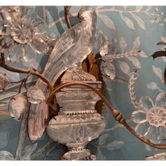 Paul Ferrante Paul Ferrante Rock Crystal Bird Sconces A Pair - 4578085
