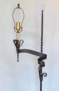 Paul Ferrante Paul Ferrante Spanish Colonial Wrought Iron Floor Lamp - 2029682