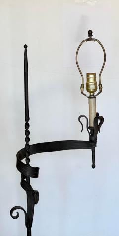 Paul Ferrante Paul Ferrante Spanish Colonial Wrought Iron Floor Lamp - 2029691