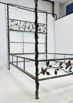 Paul Ferrante Wrought Iron Queen Size Poster Bed by Paul Ferrante - 3948822