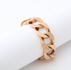 Paul Flato Chain Gold Link Bracelet - 3095232
