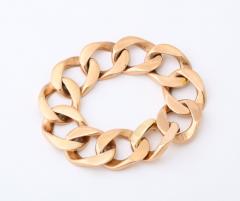 Paul Flato Chain Gold Link Bracelet - 3095233