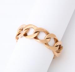 Paul Flato Chain Gold Link Bracelet - 3095234
