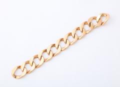 Paul Flato Chain Gold Link Bracelet - 3095236