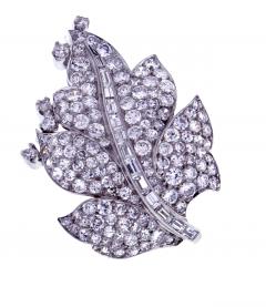 Paul Flato Paul Flato Diamond Leaf Brooch - 756253