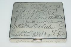 Paul Flato Paul Flato Whimsies Silver Box Movie Stars Autographs c 1939 - 3385002