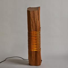 Paul Foeckler Large Split Grain Pinewood Light Sculpture - 3668733