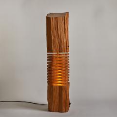 Paul Foeckler Large Split Grain Pinewood Light Sculpture - 3668738