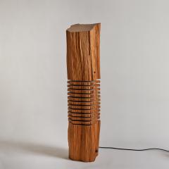 Paul Foeckler Large Split Grain Pinewood Light Sculpture - 3668739