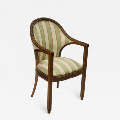 Paul Follot Paul Follot Four Sculpted Rosewood Armchairs - 1580204