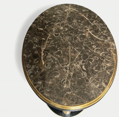 Paul Follot Paul Follot Pair of Black Lacquer and Gilded side Tables - 4612759