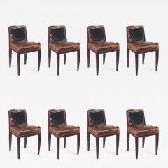Paul Follot Paul Follot Set of Eight Rosewood Dining Chairs - 1592282