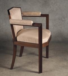 Paul Follot Paul Follot pair of Modernist armchairs two pairs available  - 4790927