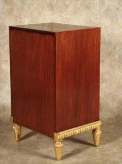 Paul Follot Paul Follot side table with gold leaf - 3128099