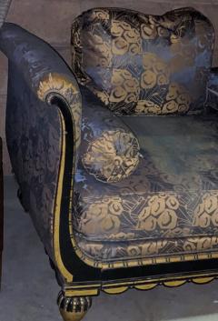 Paul Follot Paul Follot three place sofa settee in lacquer and gilt - 3080149