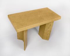 Paul Frankl 1950s Paul Frankl Bleached Oak Cork Console Table for Johnson Furniture - 1119331