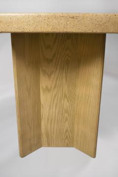Paul Frankl 1950s Paul Frankl Bleached Oak Cork Console Table for Johnson Furniture - 1119334