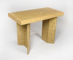 Paul Frankl 1950s Paul Frankl Bleached Oak Cork Console Table for Johnson Furniture - 1119337