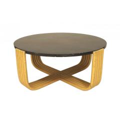 Paul Frankl American Art Moderne Bakelite and Faux Bamboo Coffee Table - 4708665