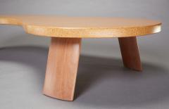 Paul Frankl Bigfoot Cork and Mahogany Coffee Table Original Size - 1808628